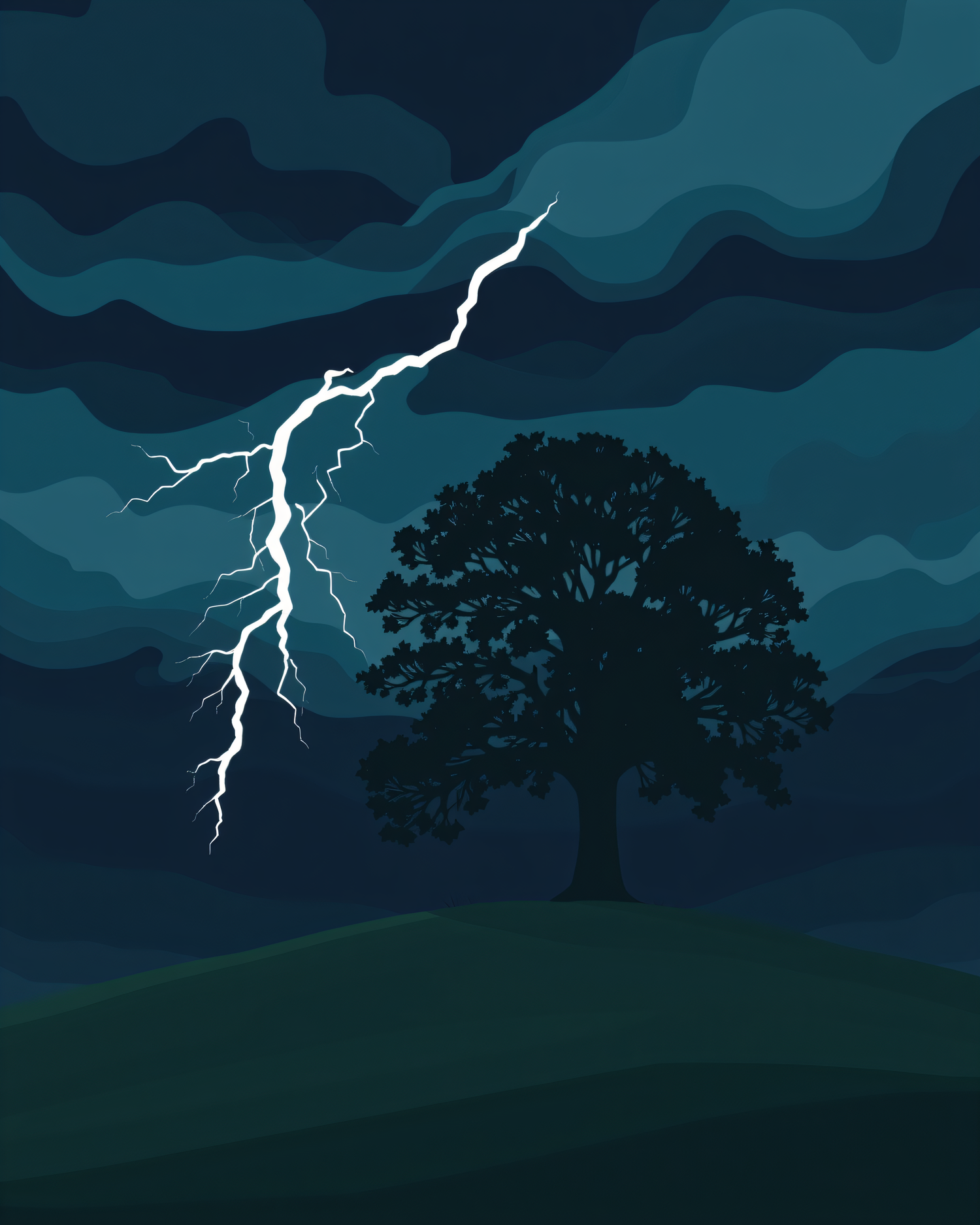 The Lightning Tree &mdash; illustration